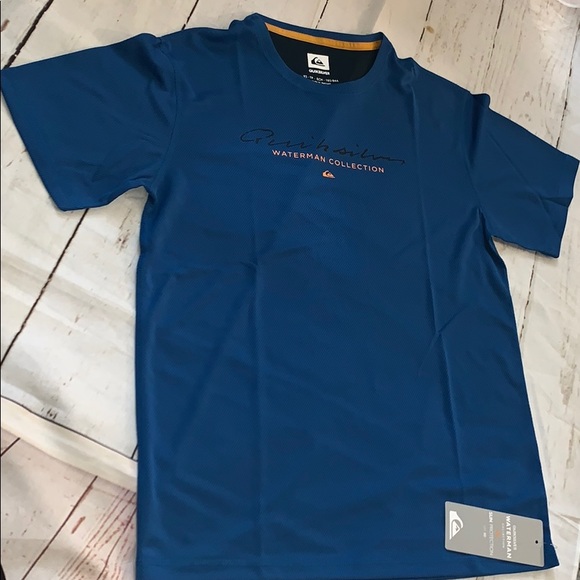 Quiksilver men’s waterman surf swim shirt upf 50 - Picture 2 of 2